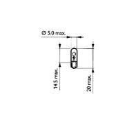 Philips Éclairage intérieur 12516 CP – W1 2 W / W2 3 W / wb5