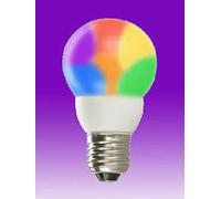Lampe Luminaire Ampoule LED E27 1 Watt 7 Couleurs SYLVANIA 25000H 7 Colour Ball