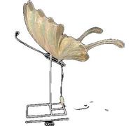 Lampe lumineuse, design papillon, source lumineuse LED, style moderne, ombre de papillon, lumière blanche, fiche UE