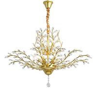 Lampe Lumineuse Lampe d'arbre Personnalité créative Nordique Lustre en Fer forgé Accessoires de Lustre E14 Plafonnier de Salon Minimaliste Style Parapluie Moderne Chambre Restaurant Lustre