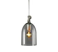 Lampe Lumineuse Lustre en Verre à Une tête E27 Lampe de Plafond Simple pour Chambre d'enfant Lampe de Plafond Lampe à Suspension Moderne Edison Lustre de Plafond Accessoires Lustre Globe en Verre