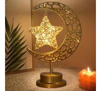 Lampe Lune LED,Petite Veilleuse Galaxie pour Cadeaux D'anniversaire pour Enfants et Adultes, Lampe de Chevet Alimentée par Batterie pour Chambre à coucher salon, Déco de Bureau Cadeau(Étoiles)