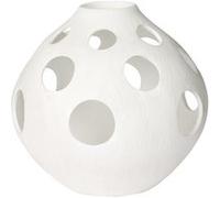 Lampe lune ronde 29 cm Sable - Table Passion - Blanc - Céramique Blanc G