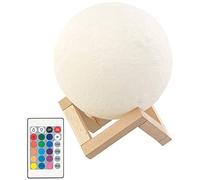 Lunartec Lampe lune télécommandée – Luminosité et couleurs variables – Ø 15 cm