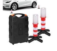 Lampe magnétique pour voiture, 3 modes, lumières multifonctionnelles portables avec boîte de rangement - Lampe de poche de travail en plein air | pour remorque, remorquage, moto, camping-car, pompier