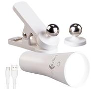 Lampe magnétique rechargeable murale et à pince - coloris blanc [Lunartec]