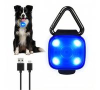 Lampe Maslasee rechargeable pour collier de chien, étanche par USB pour promenade nocturne, lumière de sécurité pour chien avec collier de chien pour promenade nocturne pour chiens, chats et