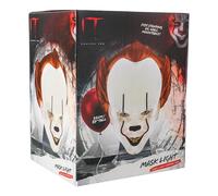 Lampe masque Pennywise - Officiellement licencié, Lampe murale ou à poser, Décor d'Halloween, Cadeau pour fans de films d'horreur, USB inclus - 18cm