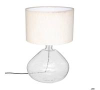 Atmosphera - Lampe Melly - métal et verre - blanc - H60 cm