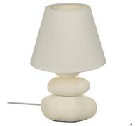 Lampe ""Mer"" céramique H30cm - Atmosphera createur d'interieur - Blanc