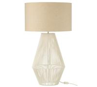 Lampe métal blanc h.78cm