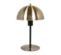 Lampe métal champignon doré