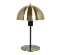 Lampe métal champignon doré