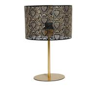 Lampe métal noir doré Corazon D22