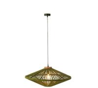 Lampe métal vert h.36cm