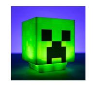 Lampe Minecraft Creeper - Veilleuse LED décorative verte - Sons du jeu - Rechargeable - Lampe chevet murale pour enfants