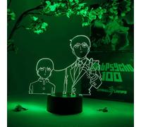 Lampe Mob & Reigen Otaku Mob Psycho 100, veilleuse figurine anime, LED RGB 16 couleurs, télécommande