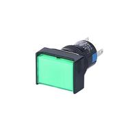 Lampe momentanée/verrouillage, 6MM 24V 1NO1NC/2NO2NC, interrupteurs à bouton-poussoir lumineux maintenus avec * 5 pièces(Yellow,2NO2NC_ATCHING LOCK_24V)