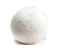 Lampe Monde porcelaine - - Blanc - Porcelaine