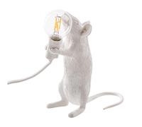 Seletti Lampe de table Mouse Lamp Step Résine blanche USB