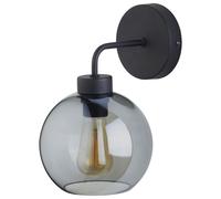 Lampe Murale À Boule Design En Graphite Noir Pour Couloir Escalier KALETE E27