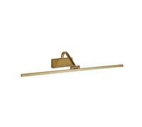 Lampe Murale À LED B: 70 Cm En Laiton Mat 3000 K Métal Réglable
