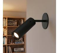 Lampe Murale À LED Portable Avec Abat-Jour Noir 3000 K Spot Murale