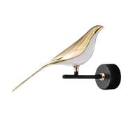 Lampe murale à oiseaux - Appliques murales | Lumière murale à LED de l'oiseau nordique | Animaux rotatifs Lumière murale des oiseaux | Magpie Lampe murale | Éclairage mural acrylique en métal