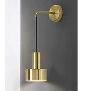 Lampe Murale，Applique Murale Nordic Moderne et Simple Led Thread Thread Lampe murale suspendue, lampe murale suspendue en laiton H65, adaptée au salon et à la chambre pour Salon Cuisine Couloir Chambr
