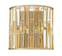 Lampe Murale Art Déco PRISM Argent Feuille Design Style Louis XVI Salon Couloir