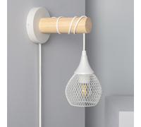 Lampe Murale Bois et Métal Monah