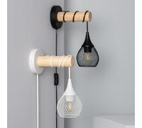 Lampe Murale Bois et Métal Monah
