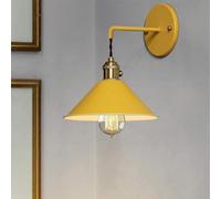 Lampe Murale de la Ferme Vintage avec des lumières murales intérieures E26 pour Le Couloir du Couloir du Couloir à montée du Couloir avec Conception Moderne décoration de lumière Bleue (Jaune)