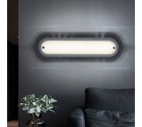 Lampe Murale Design LED Chromé En Verre Opale Pour Salon Cuisine Spot