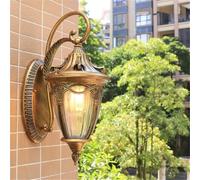 Lampe murale d'extérieur à LED de luxe - Étanche - Design européen pour balcon, couloir, cour, villa de jardin - Luminaire contemporain (P A H 45 cm, 1 pièce)