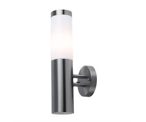 Lampe murale d'extérieur en acier inoxydable de jardin Alexa contrôlable par téléphone portable comprenant des lampes LED RGB