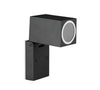 Lampe murale d'extérieur V-TAC - Fixations murales ajustables - Support GU10 - IP44 - Noir mat