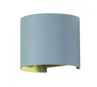Lampe Murale Double Led Cob 6W Ip65 Arrondie Couleur Grise V-TAC VT-756