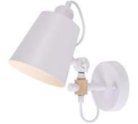 Lampe Murale EDM Vintage Blanc E27 Blanc G