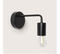 Lampe Murale en Métal Jayso avec Batterie USB Rechargeable Noir