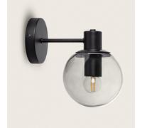 Lampe Murale Extérieur en Métal et Verre Yanbu