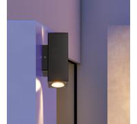 Lampe Murale Extérieur Feu Avant Jardin Haut Bas Inox Anthracite H 18,6 CM