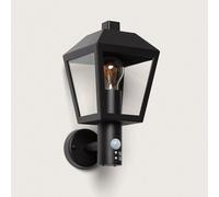 Lampe Murale Extérieure Aluminium Avec Détecteur De Mouvement Mukom Noir
