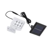 Lampes solaires d'extérieur avec détecteur de mouvement Lampes solaires d'extérieur jardin, LED blanc lumière du jour,H 12,8 cm