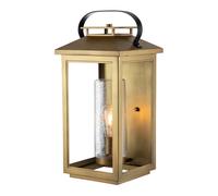 Lampe d'extérieur applique murale lampe de jardin laiton verre IP44 1x E27 H 51,8 cm