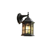 Lampe Murale extérieure européenne Loft Loft Industrial Wind Balconie Nordique Extérieur Light Garden Doorways Lighting (Noir)