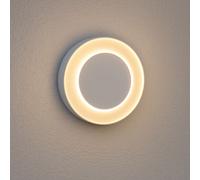 Lampe Murale Extérieure LED Circulaire Blanche Ronde Ø20Cm IP54 13W 700Lm Chaud