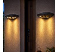 Lampe Murale Extérieure Luminaire de Façade Jardin LED Aluminium Anthracit Patio