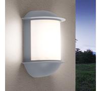 Hauswandleuchte Lampe de Mur Extérieur LED Balcon Fonte Argent Intempéries IP44