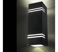 Lampe Murale Inox Haut Bas Luminaire Façades Éclairage Extérieur Lampe de Jardin